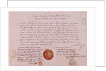 Early Passport by Anonymous