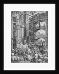 Engraving of Workers at a London Warehouse by Gustave Dore