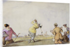 Late Edwardian Golfing Scene by Anonymous