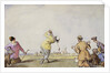Late Edwardian Golfing Scene by Anonymous