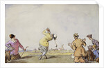Late Edwardian Golfing Scene by Anonymous