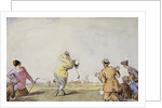 Late Edwardian Golfing Scene by Anonymous
