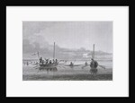 Eskimaux Coming Towards the Boats by Edward Finden