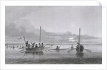 Eskimaux Coming Towards the Boats by Edward Finden