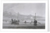 Eskimaux Coming Towards the Boats by Edward Finden