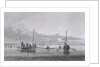 Eskimaux Coming Towards the Boats by Edward Finden