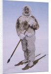 Portrait of Robert E. Peary in His Actual North Pole Costume by Anonymous