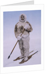 Portrait of Robert E. Peary in His Actual North Pole Costume by Anonymous