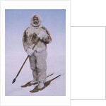 Portrait of Robert E. Peary in His Actual North Pole Costume by Anonymous
