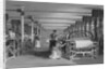 Print Depicting Power Loom Weaving at a Factory by Anonymous