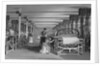 Print Depicting Power Loom Weaving at a Factory by Anonymous