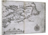 Early 17th-Century Map of the North American Coast from Cape Cod to Newfoundland by Anonymous