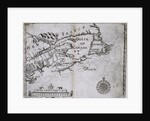 Early 17th-Century Map of the North American Coast from Cape Cod to Newfoundland by Anonymous