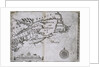 Early 17th-Century Map of the North American Coast from Cape Cod to Newfoundland by Anonymous