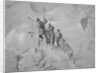 Illustration Depicting Expedition Members Ascending Mont Blanc by Anonymous