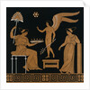 19th Century Greek Vase Illustration of Eros with Two Courtesans by Anonymous