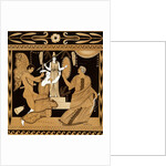 19th Century Greek Vase Illustration of Cassandra with Apollo and Minerva by Anonymous