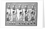 17th Century Woodcut of the Ringing of Bells in a Steeple by Anonymous
