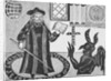 Faust Standing in a Magic Circle Giving Instruction on Devilry by Anonymous