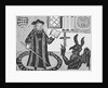 Faust Standing in a Magic Circle Giving Instruction on Devilry by Anonymous