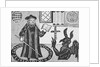 Faust Standing in a Magic Circle Giving Instruction on Devilry by Anonymous