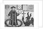 Faust Standing in a Magic Circle Giving Instruction on Devilry by Anonymous