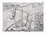 Woman Accused of Witch Craft is Lowered into a River by Anonymous