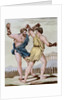 Color Print from Engraving Showing Gladiators Boxing by Jacques Grasset de Saint-Sauveur and L.F. Labrousse by Anonymous