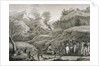 Meeting with the Natives of Ombai Island Book Illustration by Anonymous