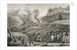 Meeting with the Natives of Ombai Island Book Illustration by Anonymous