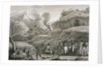 Meeting with the Natives of Ombai Island Book Illustration by Anonymous