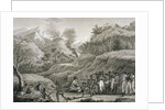 Meeting with the Natives of Ombai Island Book Illustration by Anonymous