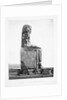 Detail Showing the Pharoah Amenhotep III Enthroned from the Colossi of Memnon at Luxor by Anonymous