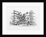 Illustration of a Cylinder Printing Press by Anonymous