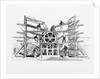 Illustration of a Cylinder Printing Press by Anonymous