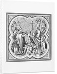 King Charlemagne's Coronation from the Chroniques de St Denis Manuscript by Anonymous