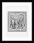 King Charlemagne's Coronation from the Chroniques de St Denis Manuscript by Anonymous