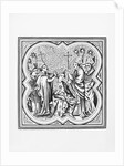 King Charlemagne's Coronation from the Chroniques de St Denis Manuscript by Anonymous