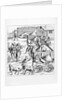 Illustration of The Extraction and Transport of Metals after a 16th-Century Woodcut by Anonymous