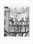 Illustration of the Assassination of Jean Sans Peur in Montreau, 1419 by Anonymous