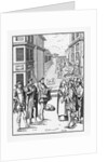 Illustration of a Business Transaction on the Street in Northumberland in the 16th Century by Anonymous