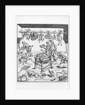 Illustration of an Italian Renaissance Kitchen by Anonymous