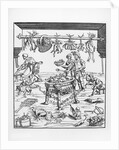 Illustration of an Italian Renaissance Kitchen by Anonymous