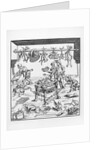 Illustration of an Italian Renaissance Kitchen by Anonymous
