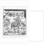 Illustration of an Italian Renaissance Kitchen by Anonymous