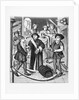 Copy of a 15th-Century Stained Glass Window in Tournai Cathedral Showing the Bishop of Tournai Receiving the Tithe of Beer by Anonymous