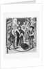 Copy of a 15th-Century Stained Glass Window in Tournai Cathedral Showing the Bishop of Tournai Receiving the Tithe of Beer by Anonymous