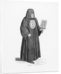 Illustration of a Member of the Brotherhood of Death after a 16th-Century Woodcut by Anonymous