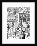 Woodcut Illustration Showing the Mint and Administrators by Anonymous