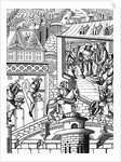 Woodcut Illustration Showing the Mint and Administrators by Anonymous